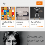 Google Play 5.0 skærmbillede