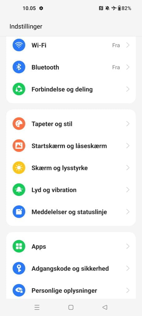 Brugerflade OnePlus 11